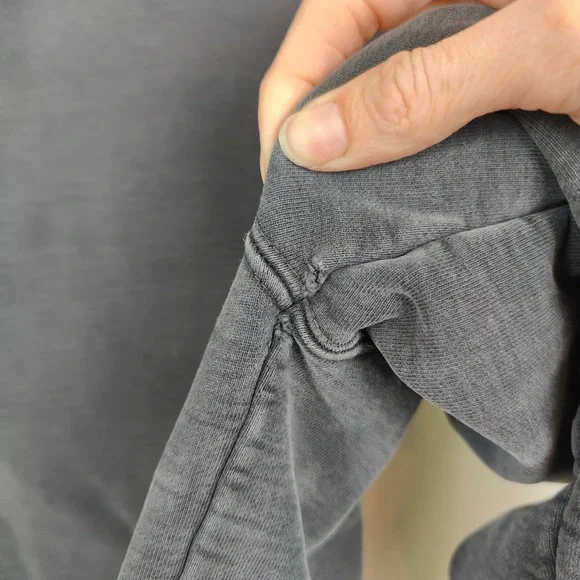 John Elliott Sweatshirt Mens Large 3 Grey Washed Distressed Sweatshirt Grunge - Picture 9 of 14